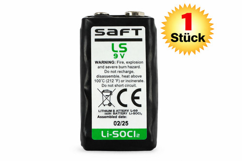 Saft ls9v lithium batterie - saft, pp3