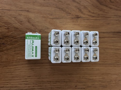 Rechargeable lithium ion - 9v, lithium-ion
