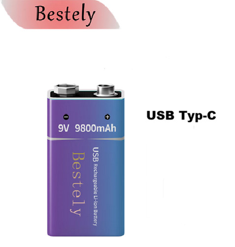Block li ion akku - ⚡️9v, li-ion